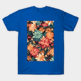 Tropical Summer Flower Pattern 2 T-Shirt